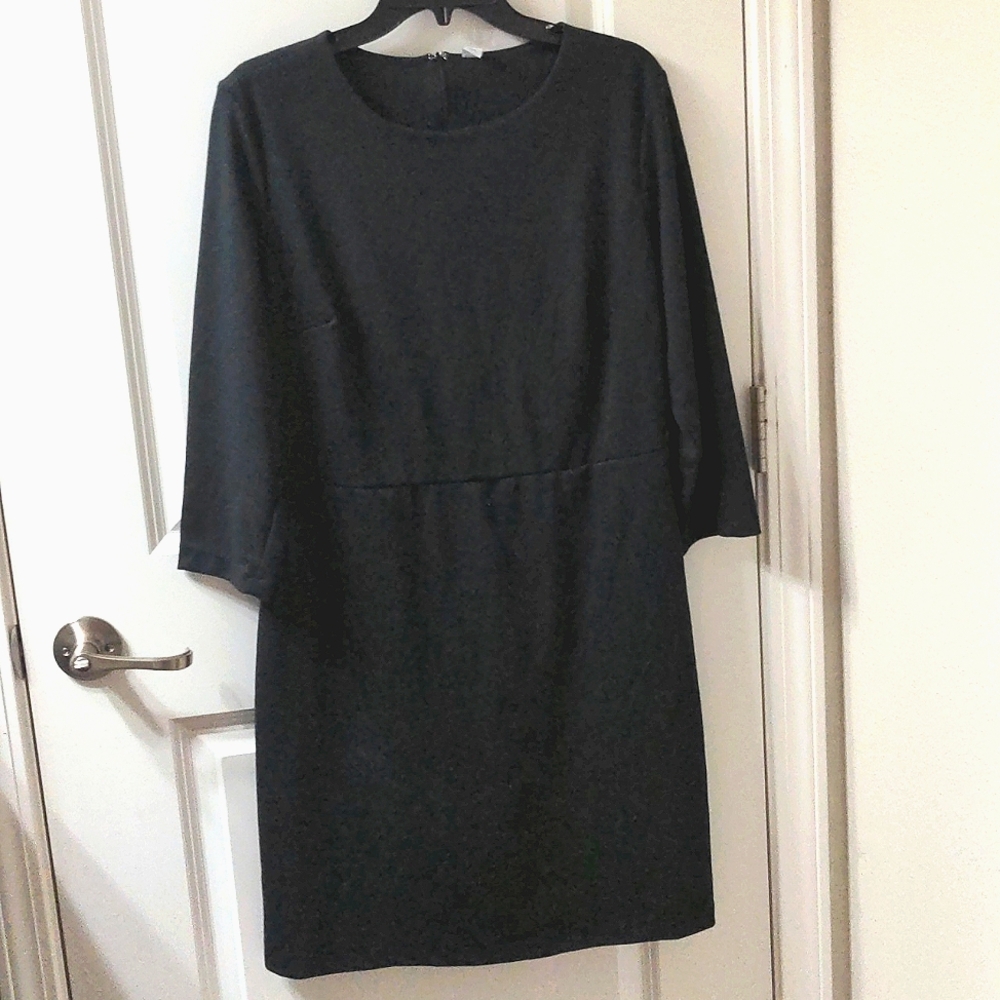Large Black Dress Mid Length Old Navy
